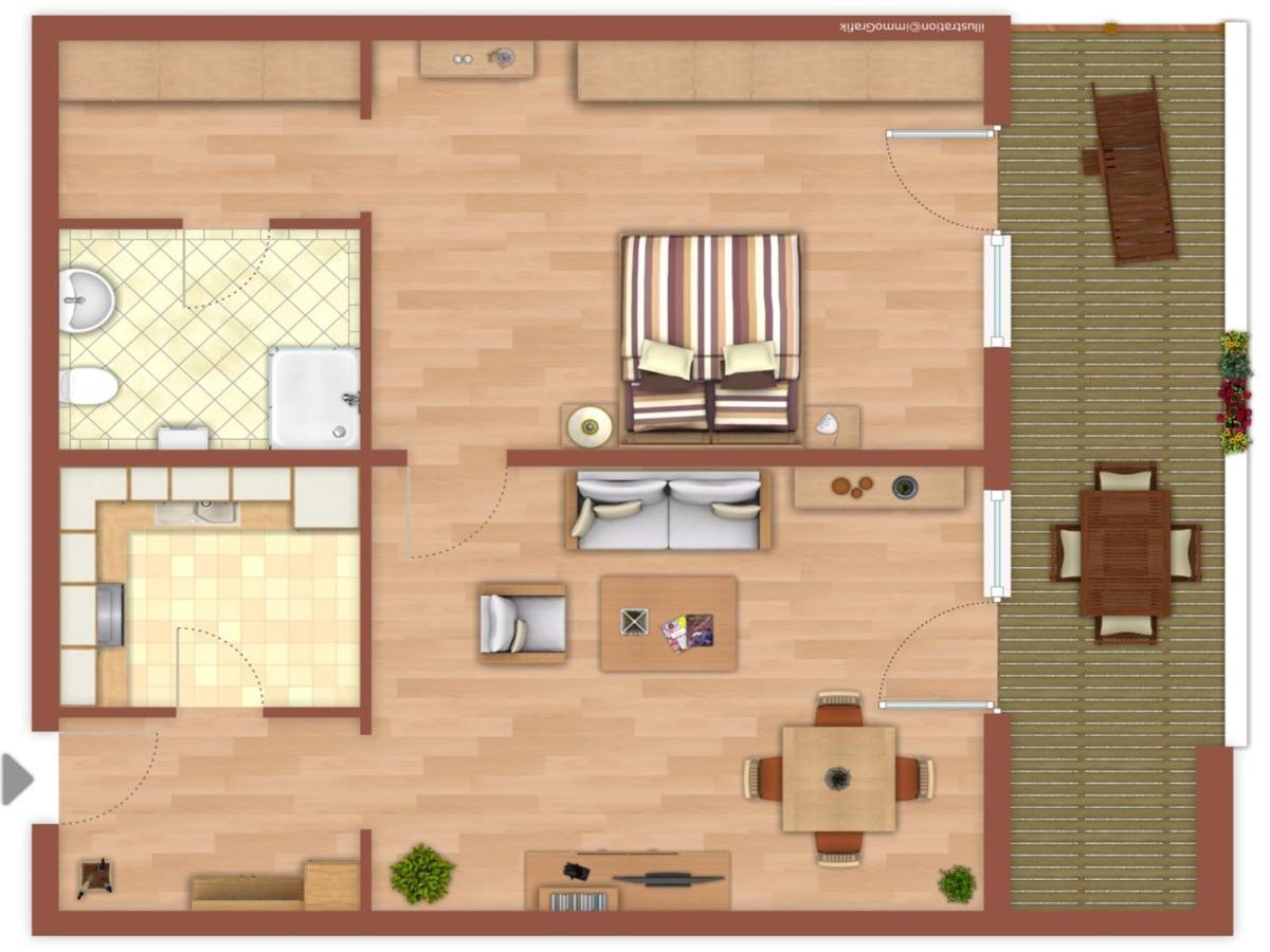 Alpenlodge, Ferienwohnung 4 Тирзе Экстерьер фото